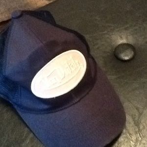 Von Dutch blue mesh hat pink patch
